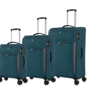 סט 3 מזוודות בד רכות וקלות מבית POLO CLUB דגם Florida - כחול