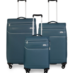 סט 3 מזוודות בד פרמיום קלות במיוחד דגם B-lite II מבית חברת היוקרה Slazenger - כחול