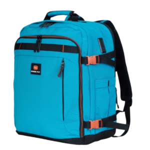 תיק עליה למטוס מתרחב מבית המותג ®CABIN FLY דגם SkyLite מידה M 40x30x20cm - טורקיז