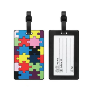 זוג תגי שם למזוודה - פאזל