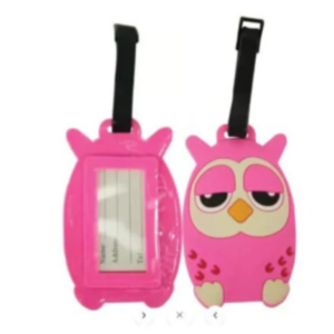 זוג תגי שם למזוודה - ינשוף