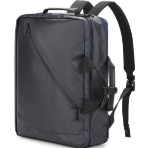 תיק חכם בריפקייס גב וצד שניים באחד בעיצוב טרנדי עם USB ללפטופ 16" מבית AOKING - נייבי