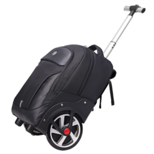 תיק טרולי על גלגלים גדולים ללפטופ 15.6" מבית AOKING דגם Heavy Duty - שחור