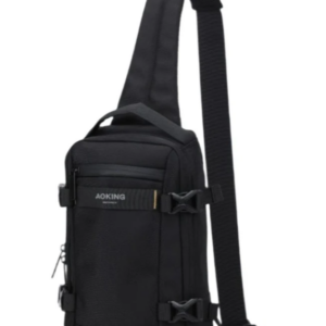תיק צד אוכף לגבר AOKING - שחור