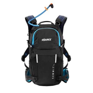 תיק רכיבה מקצועי שלוקר שורש | 3 ל’ מים + 12 ל’ אחסון | Summit - שחור