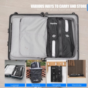 שקית ואקום ודחיסה חכמה לנסיעות - אדום